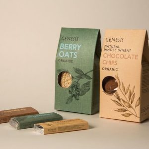 پاکت خشکبار کرافت پنجره دار